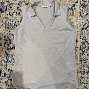 Lady Hagen Gray Sleeveless Women's Golf Top